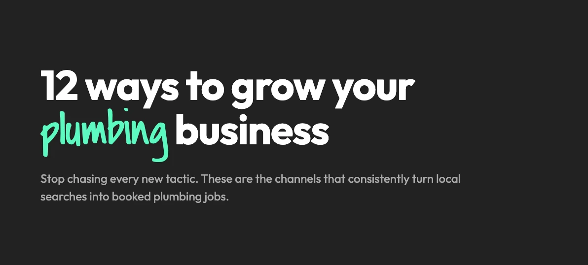 12 Plumbing Marketing Tips To Earn Better Results