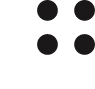 A polka dot pattern on a black background.