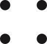 Black and white polka dot pattern.