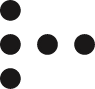 A monochrome dotted design on a dark backdrop.