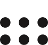 A polka dot pattern on a black background.